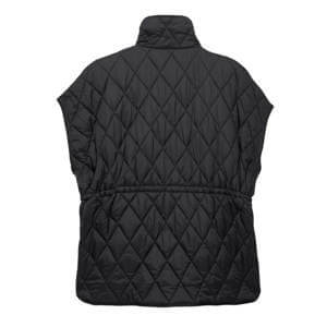 Mint Velvet Black Quilted Oversized Gilet